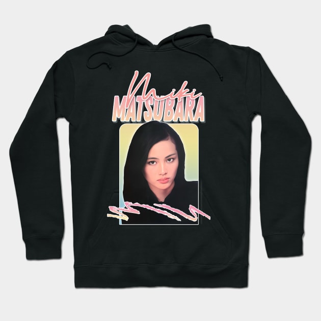 Miki Matsubara / Retro 80s Fan Art Design Hoodie by DankFutura